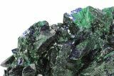 Vibrant Malachite Crystals on Azurite - Mexico #266344-3
